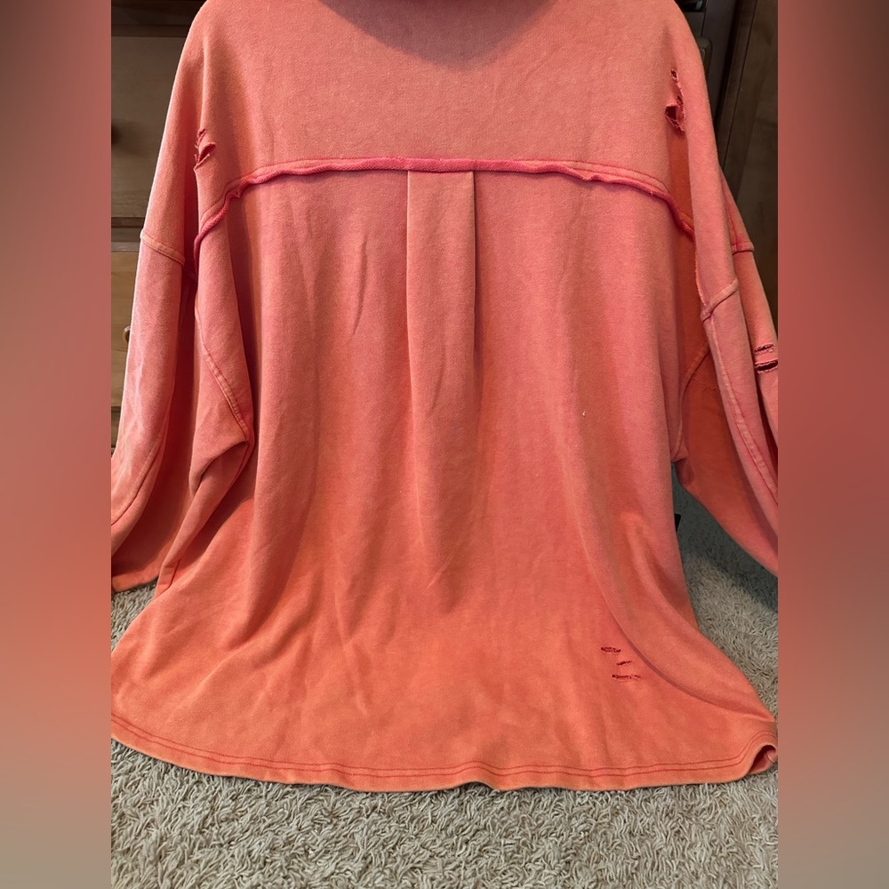 ODDY Coral Distressed Jacket - Picture 2 of 6